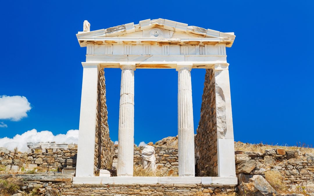 Delos, la isla de los leones