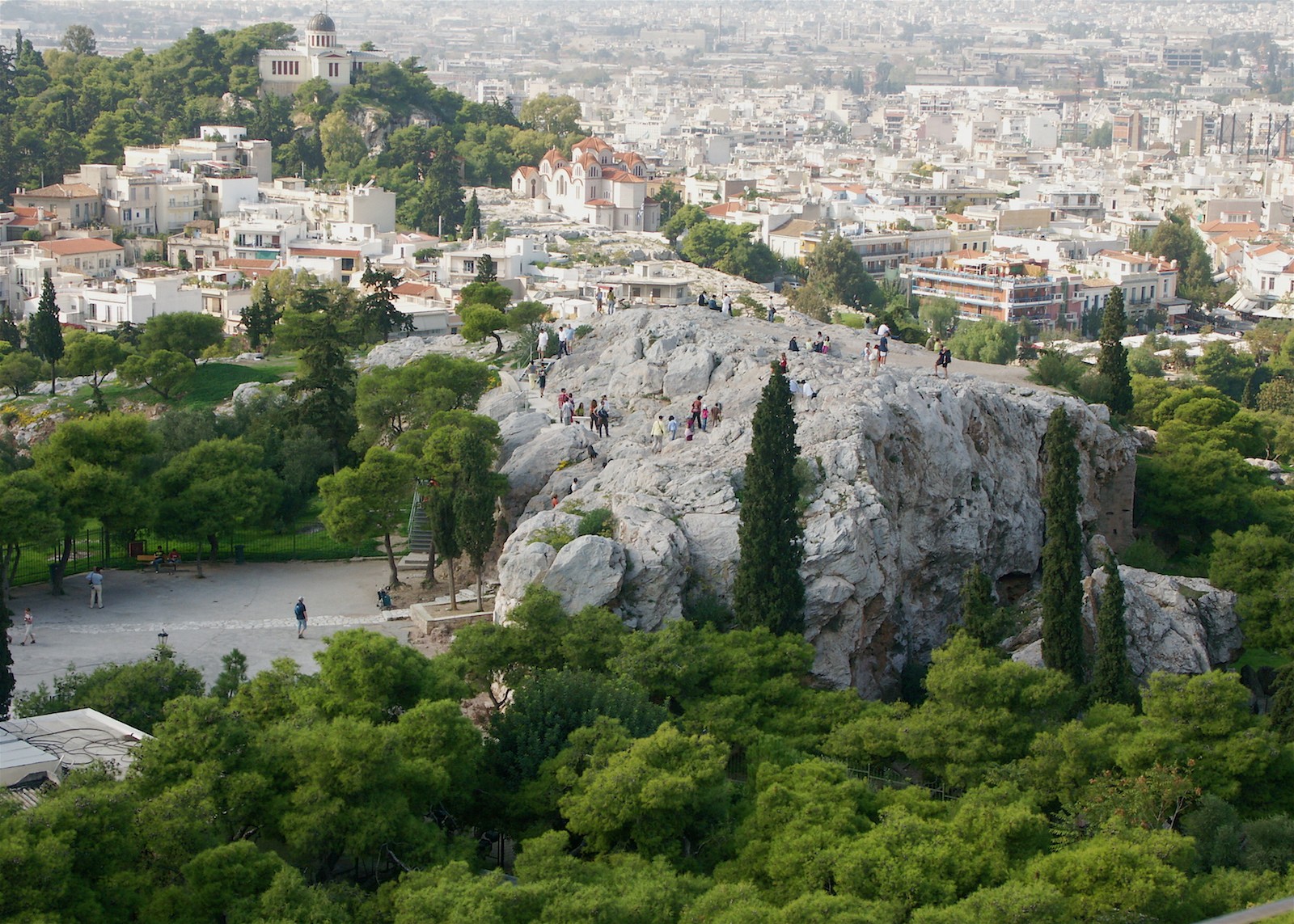 Aeropagos, colina de Atenas